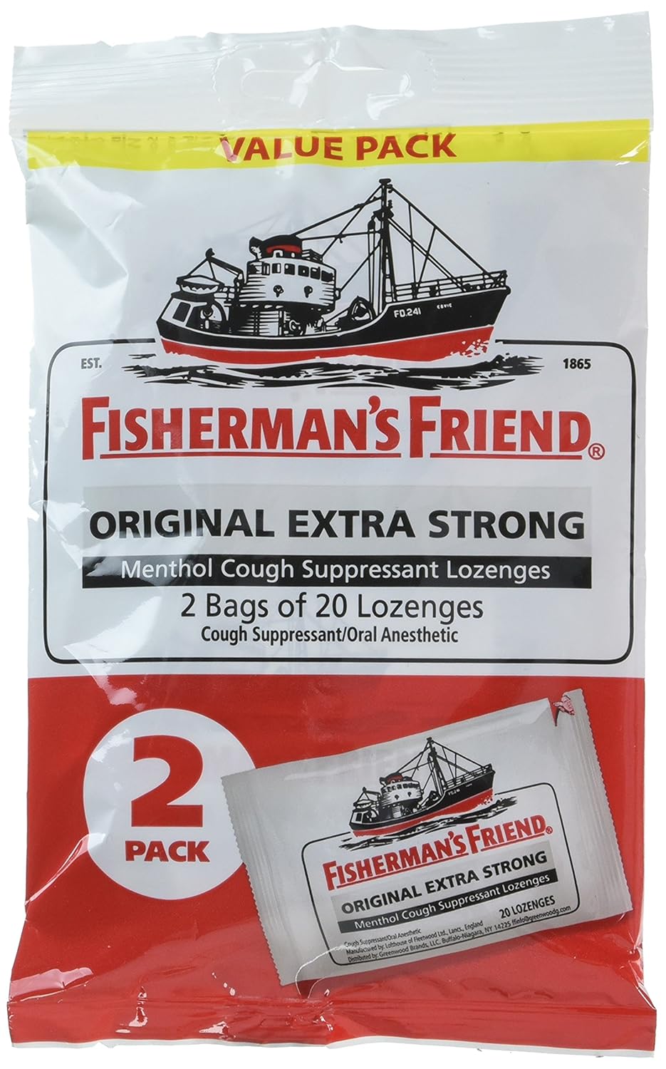 Fisherman's Friend Extra Strong Drop 40ct