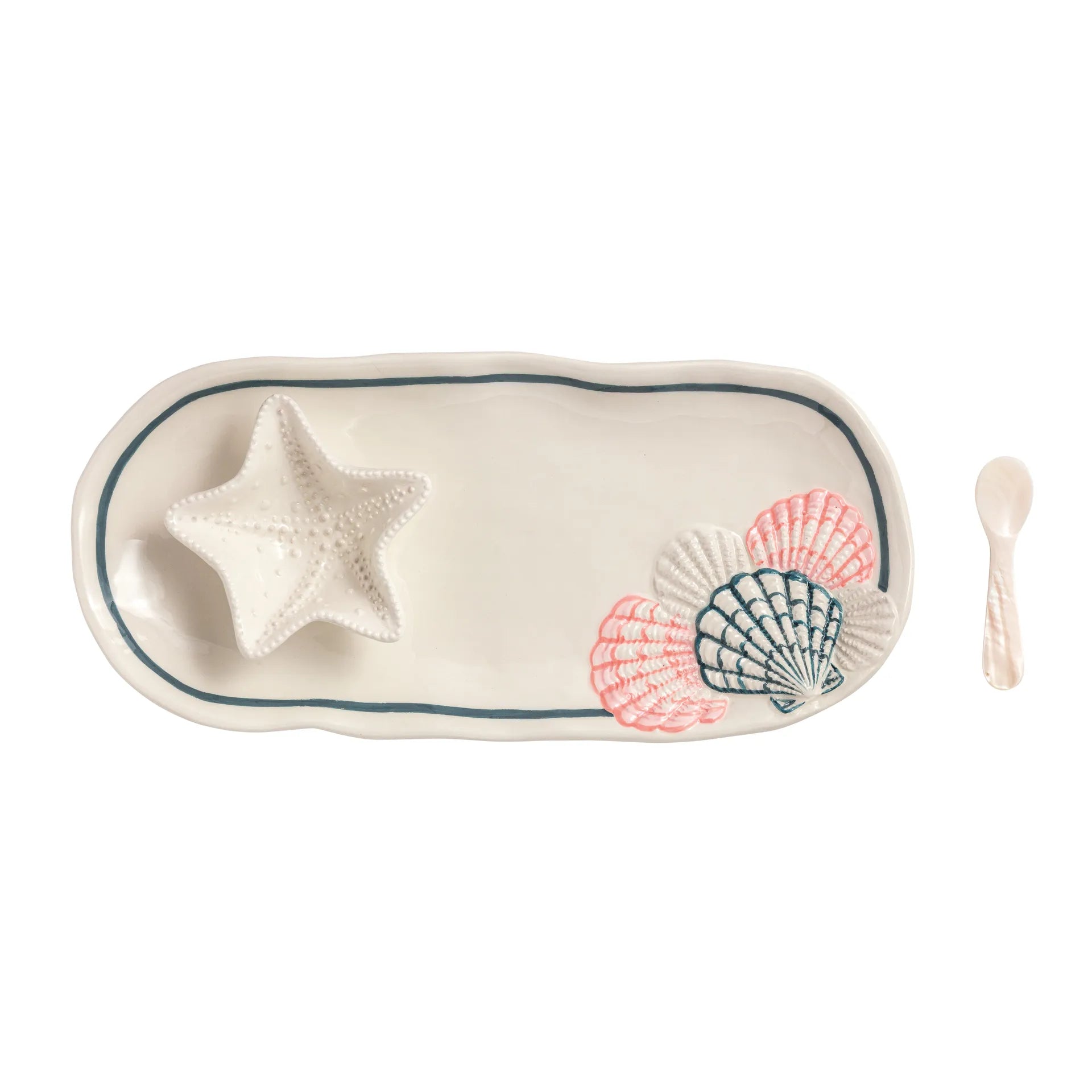Sea Tray And Tidbit Set Main image