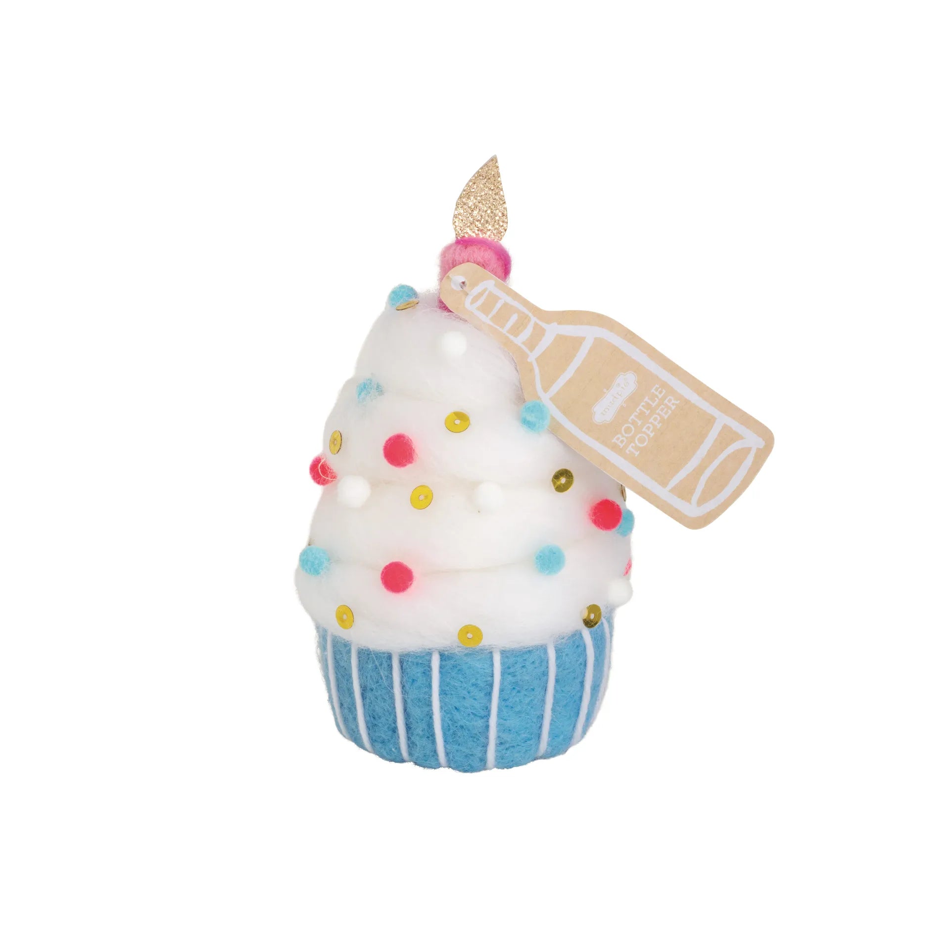 Cupcake Birthday Bottle Topper Main image