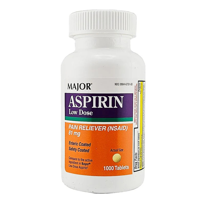 Aspirin 81mg Ec Tab 1000ct