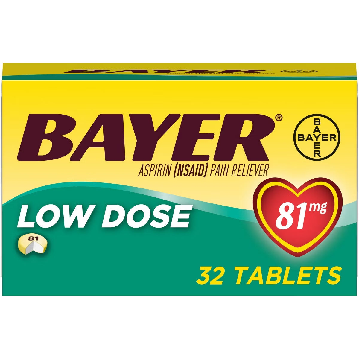 Bayer Low Dose 32ct Tabs