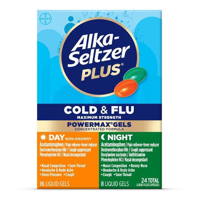 Alka-seltzer Cold&flu Max Strength Day/night