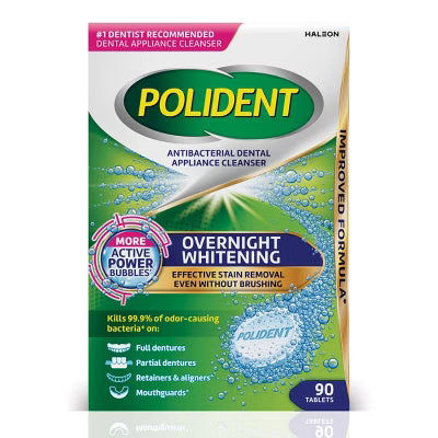 Polident Overnight Whitening 90tabs