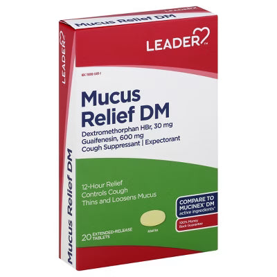 Ldr Mucus Relief Dm 20tabs