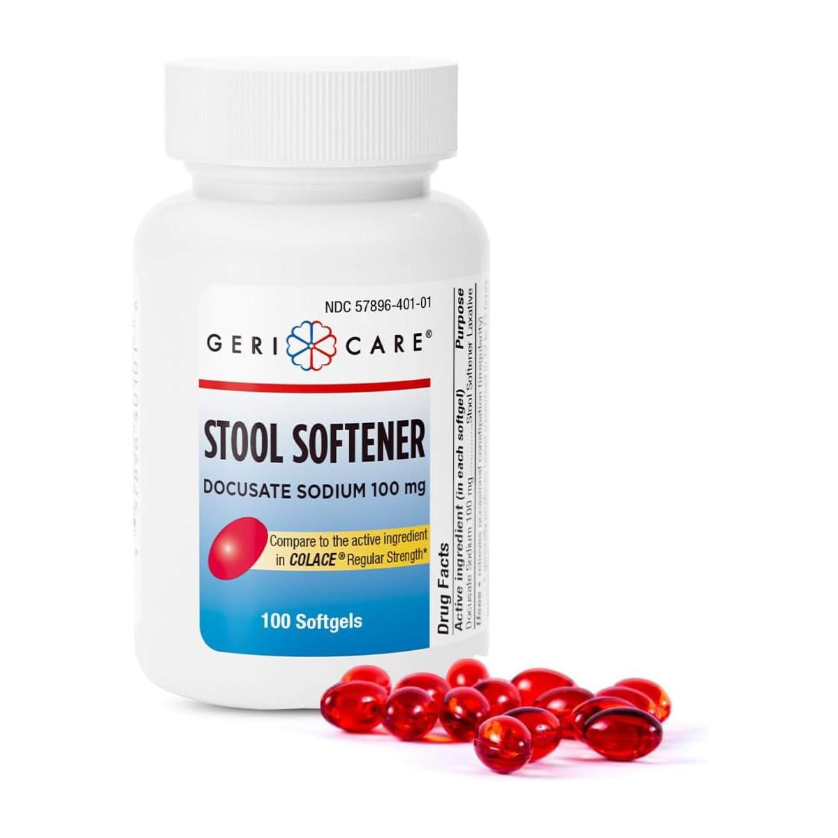 Stool Softener 100mg Soft Gel 100ct