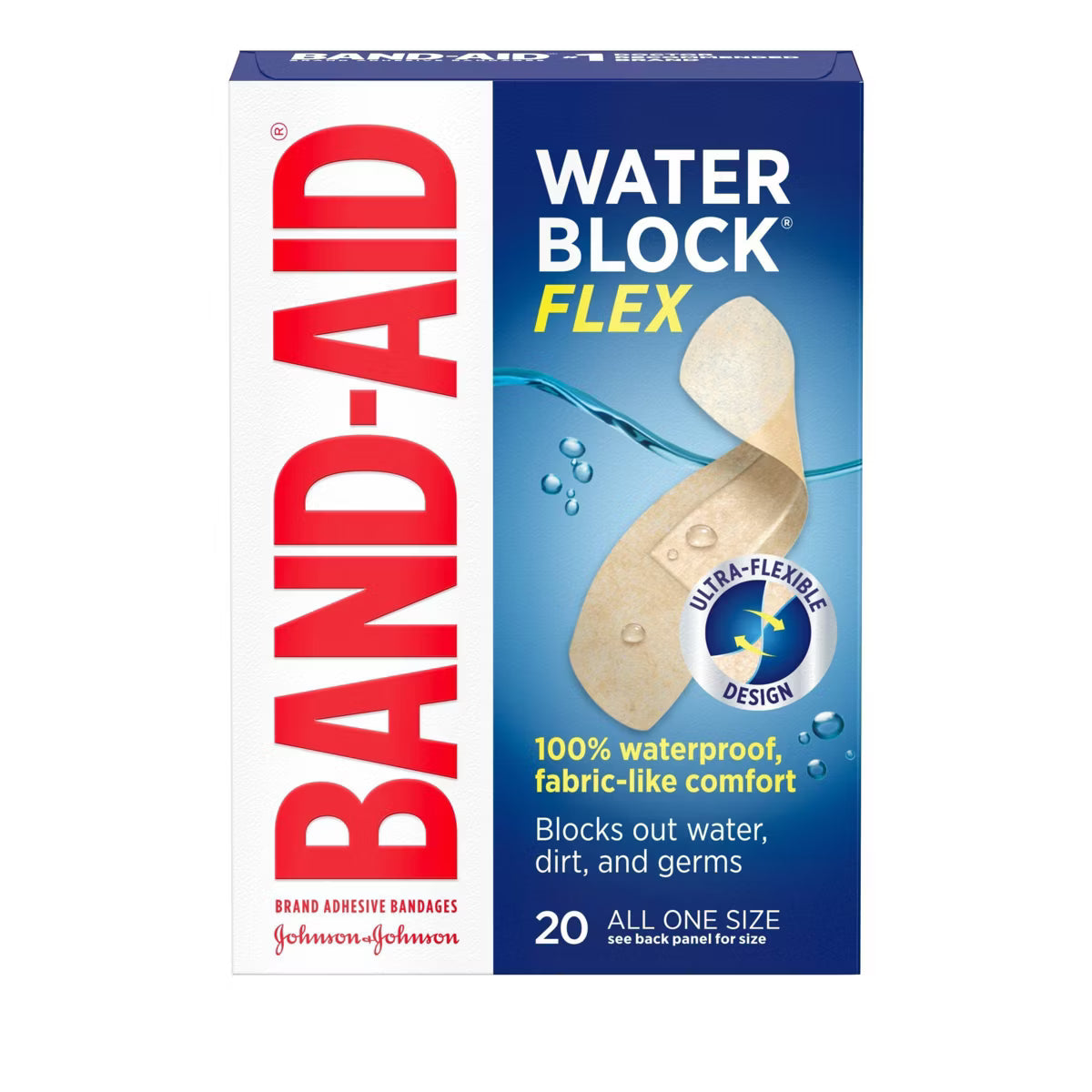 Band Aid Water Block Flex 20 All One Size