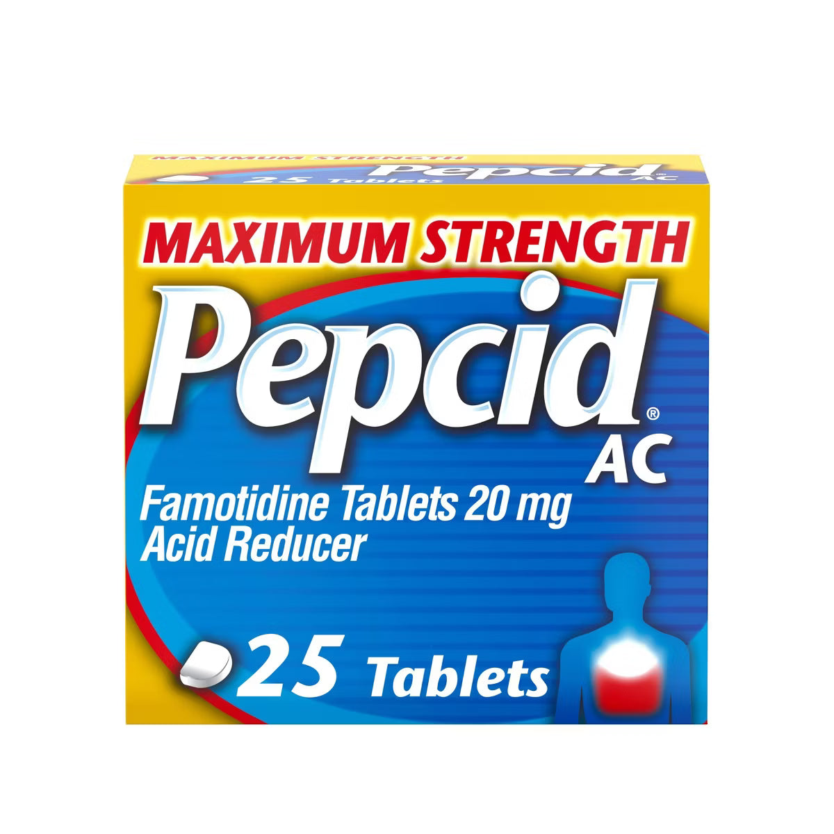 Pepcid Ac 20mg 25 Tabs