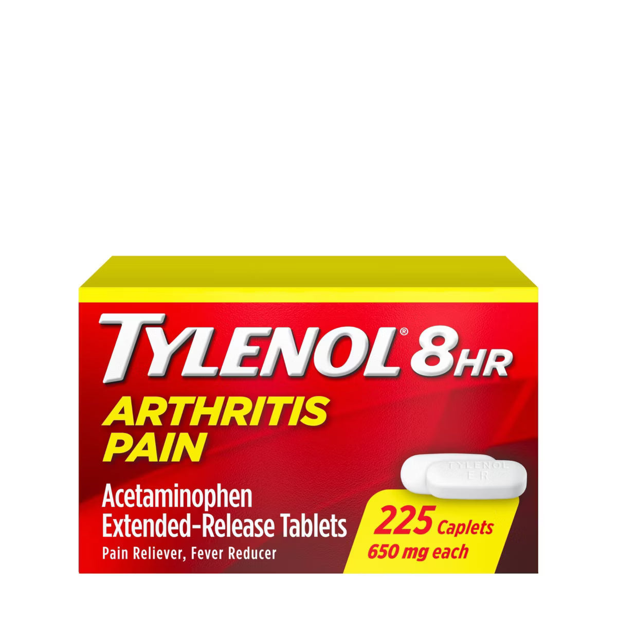 Tylenol; Arthritis 8hr 225 Caps 650mg