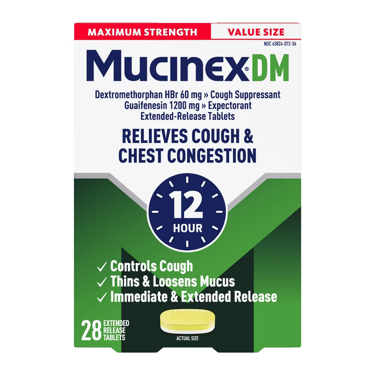 Mucinex Dm Max 12 Hr 28 Ct