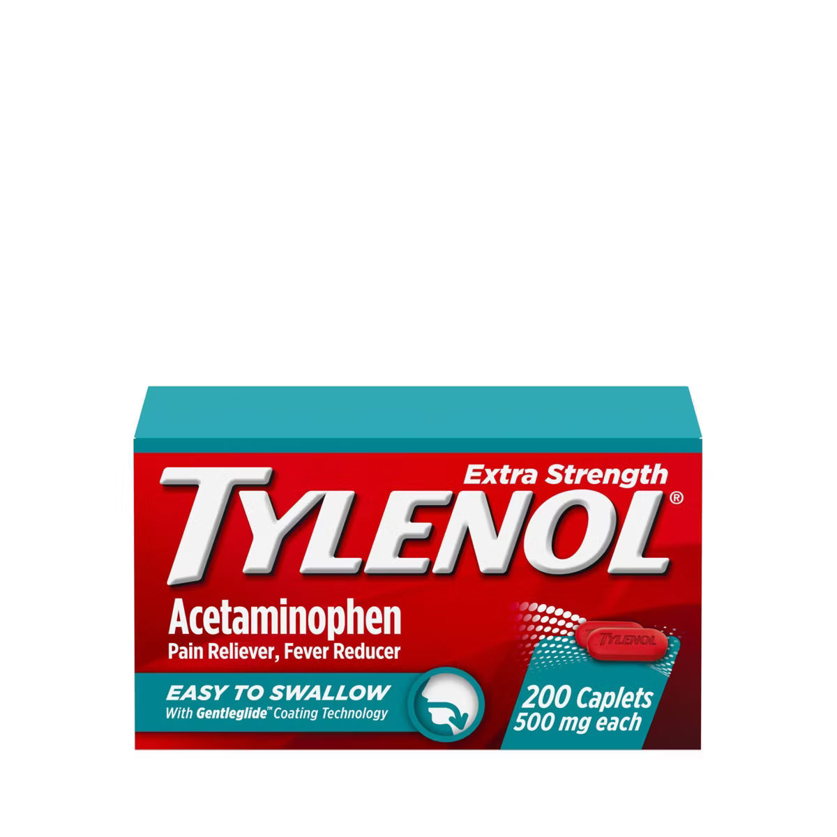 Tylenol 500mg Easy To Swallow 200ct