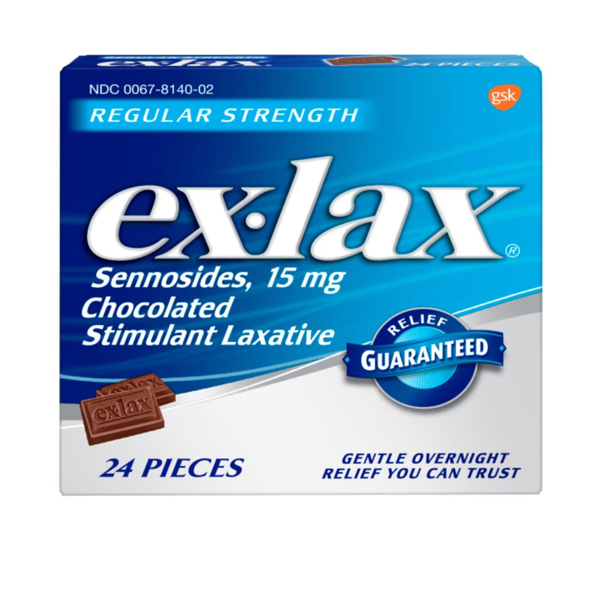Ex-lax Chocolated Laxative 24pcs
