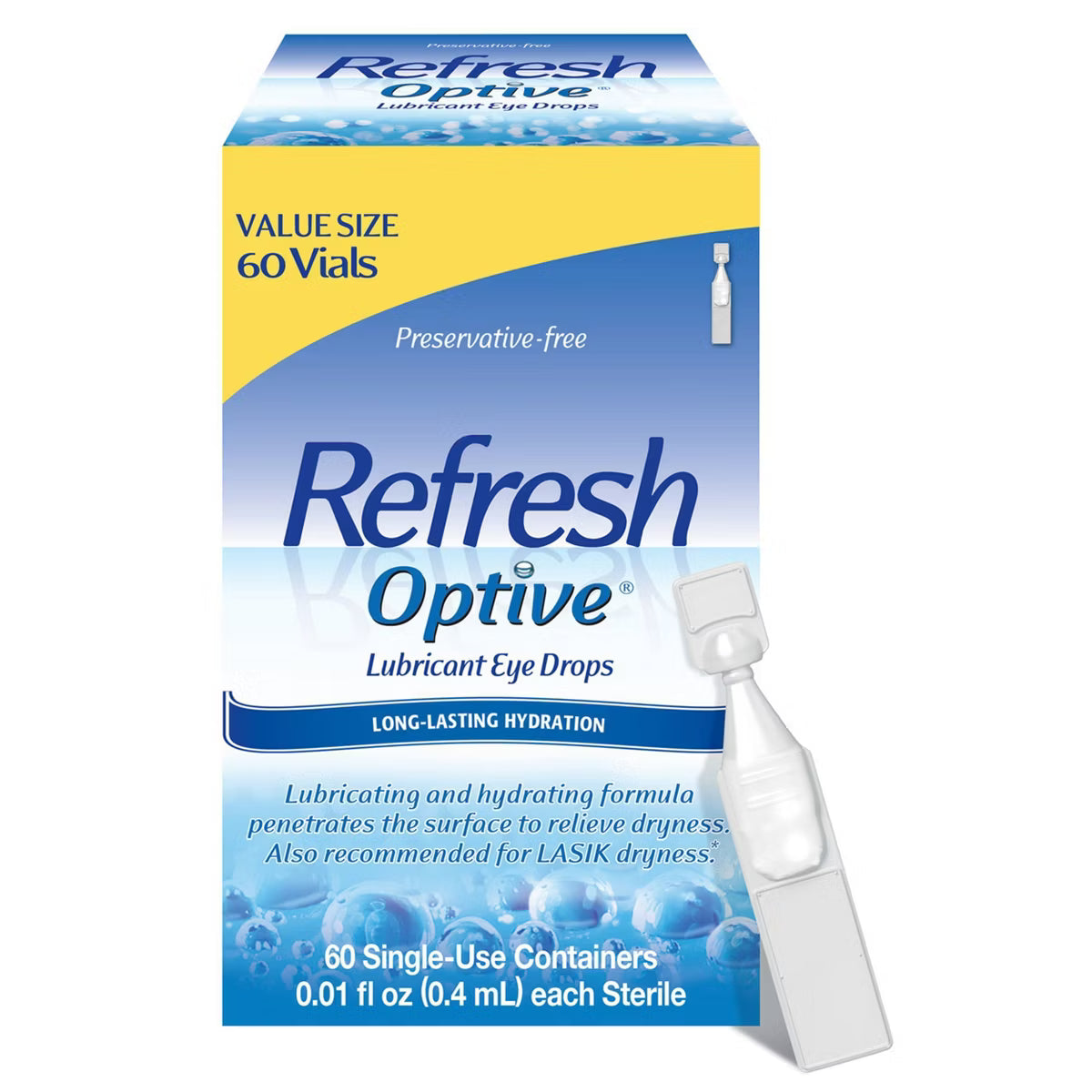 Refesh Optive Eye Drops 60 Vials