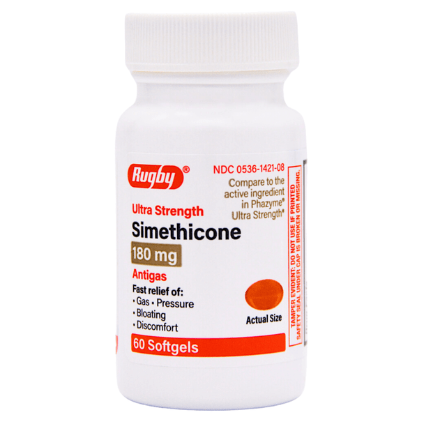 Rugby Simethicone 180mg