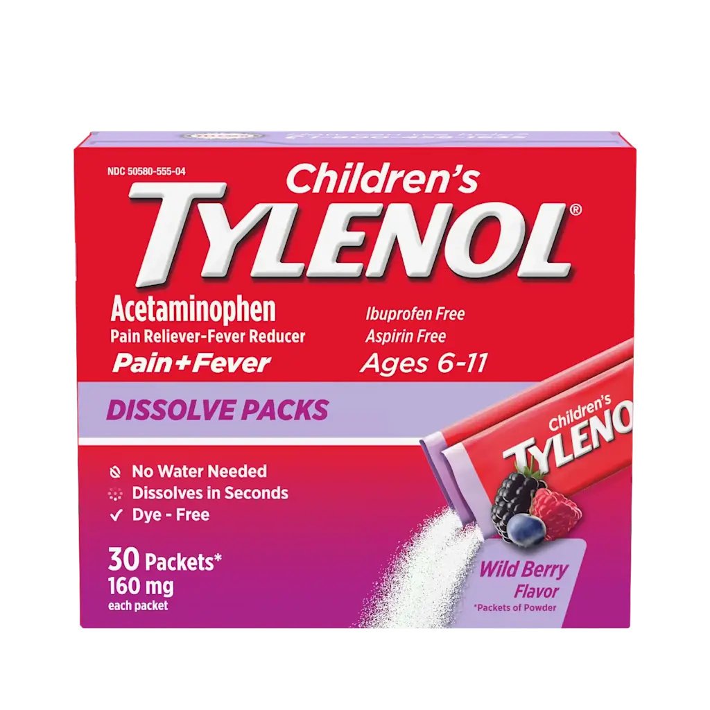 Children's Tylenol Disolve Packs 18pcks Main image