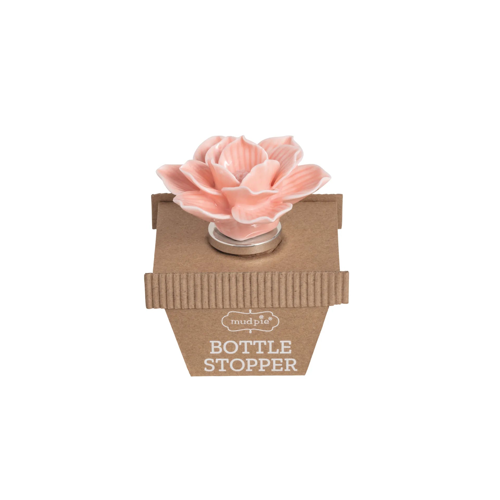 Pink Flower Bottle Stopper