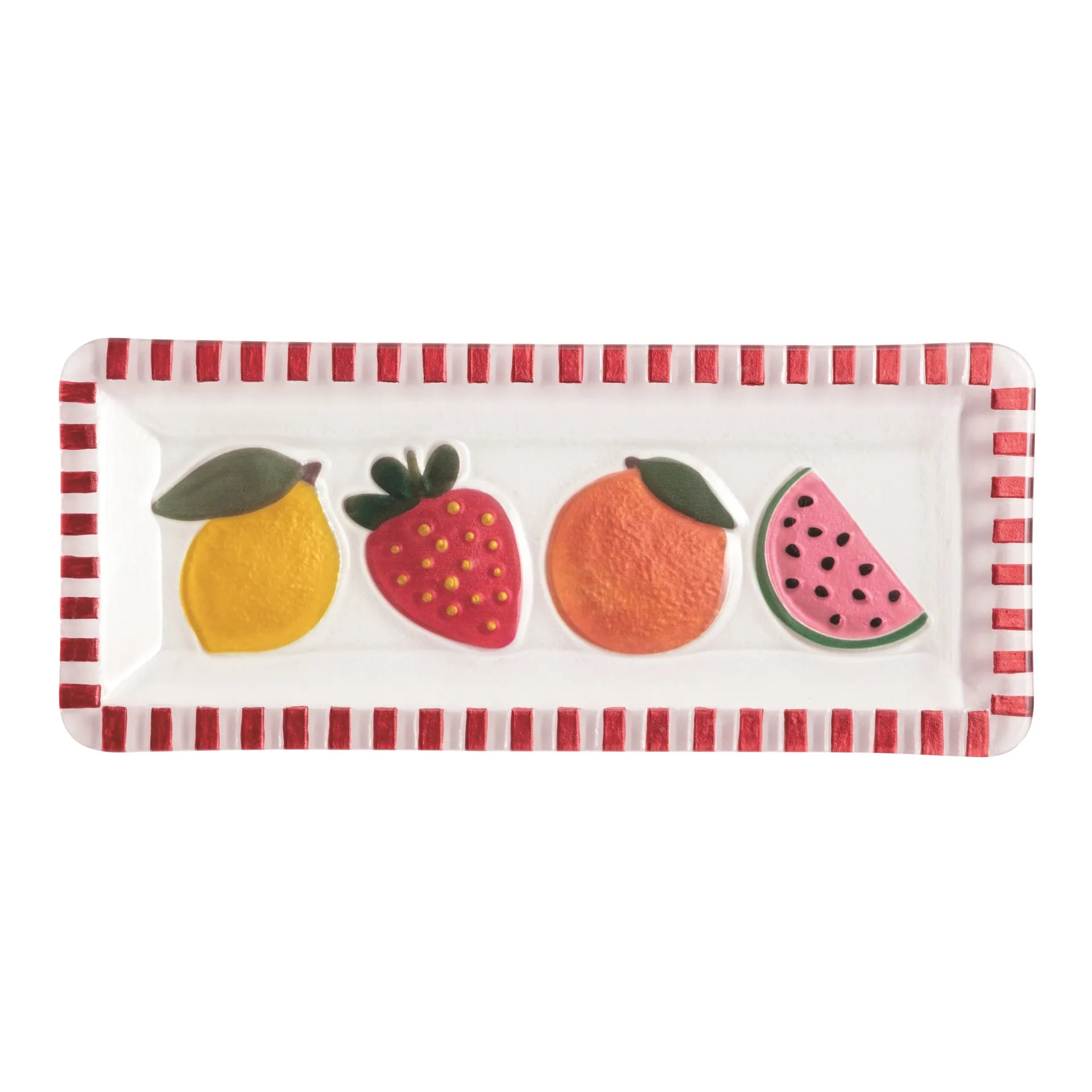 Fruit Fused Glass Plate Main image