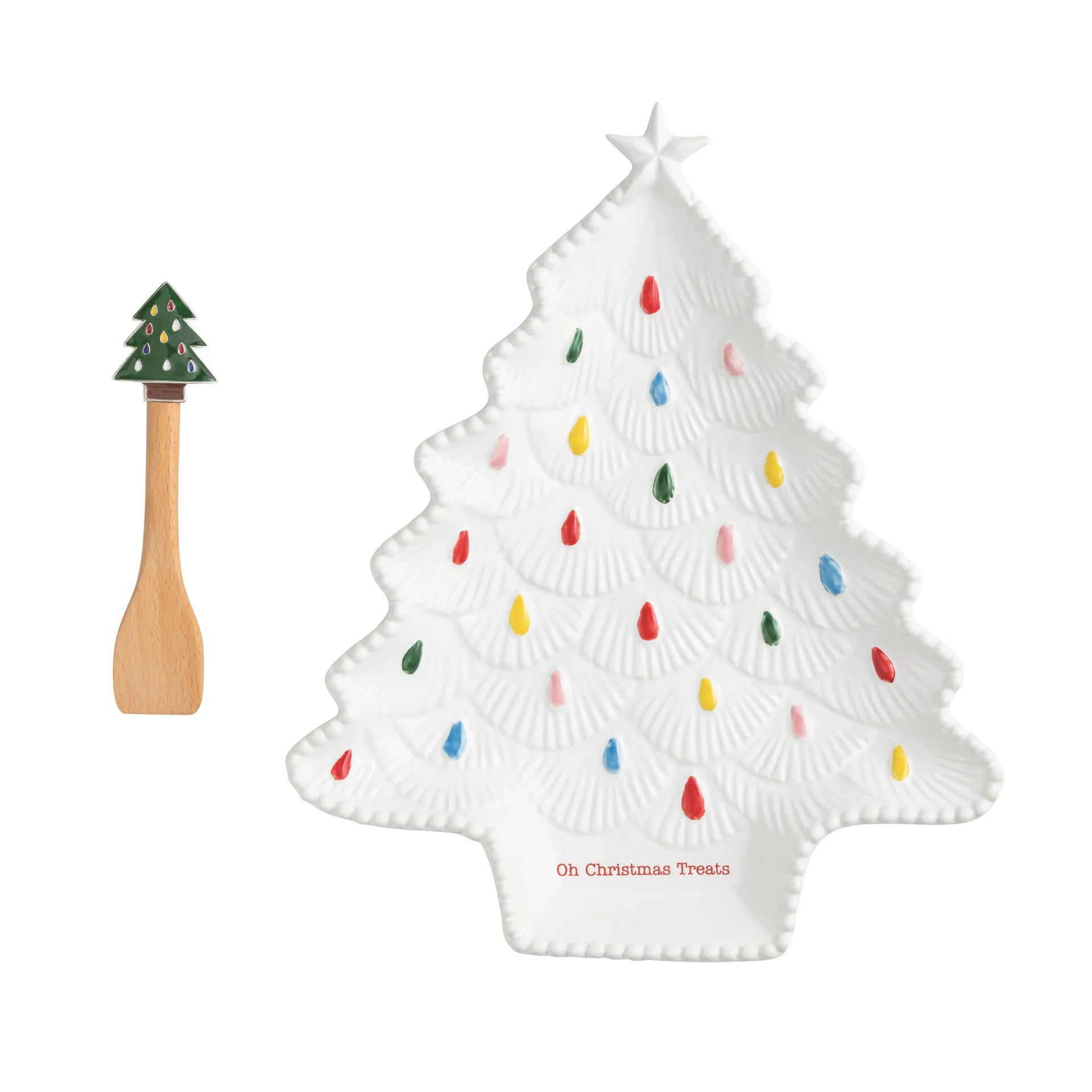 Christmas Tree Cookie Plate Set Main image