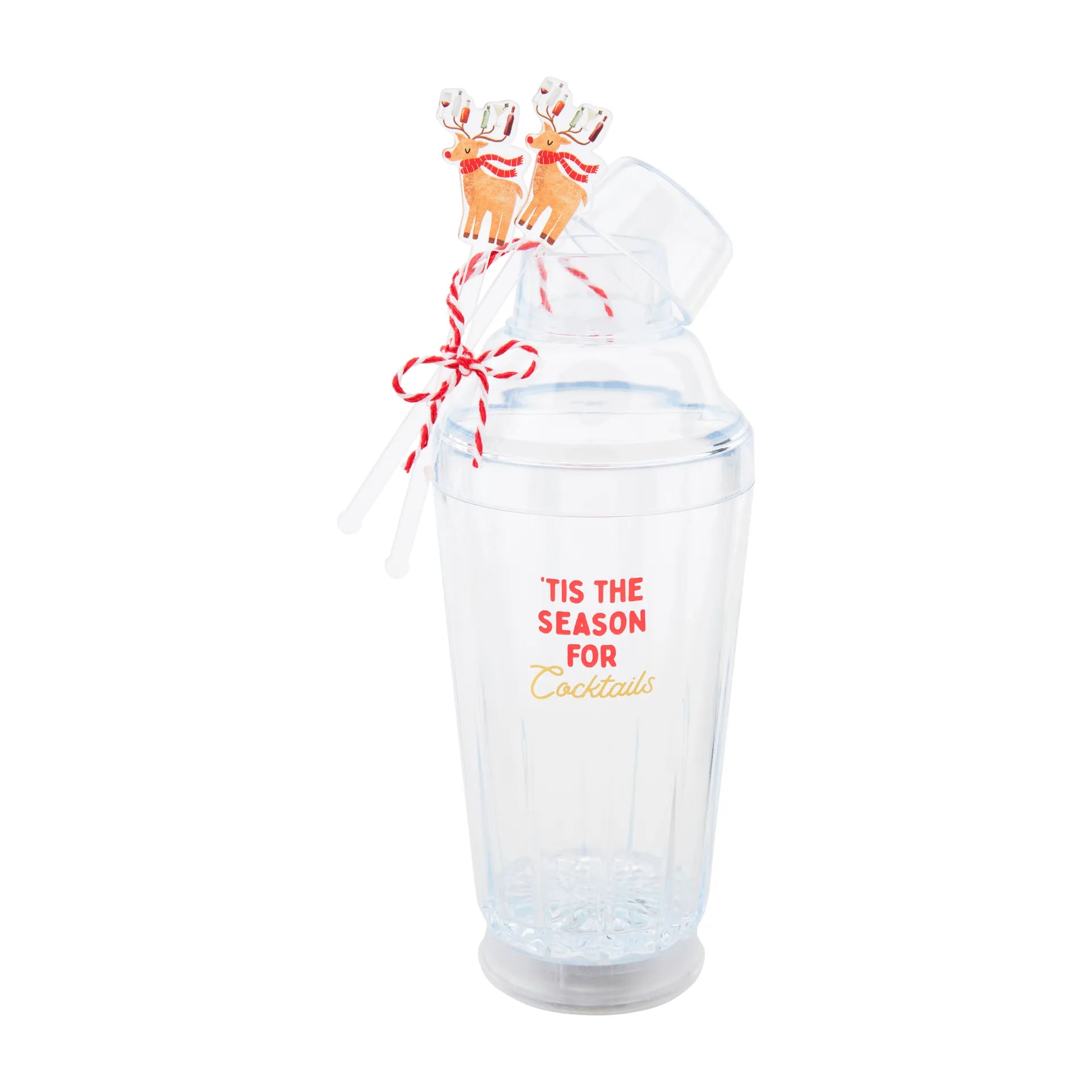 'Tis The Season Light-Up Cocktail Shaker Set Main image