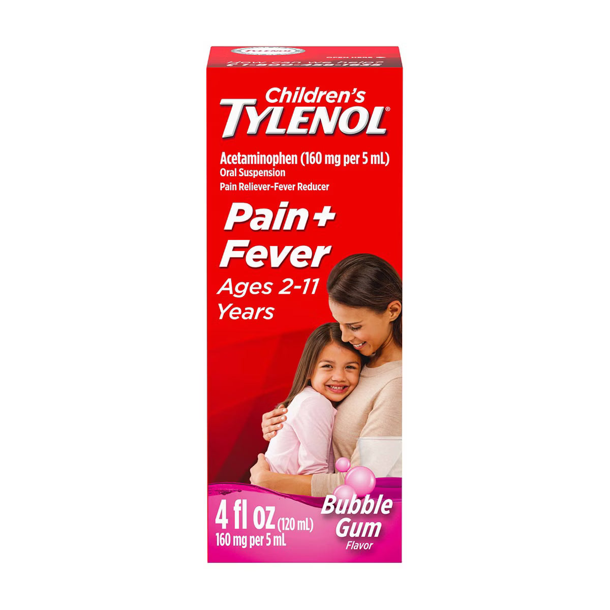 Tylenol Childrens Bubble Gum 4 Oz