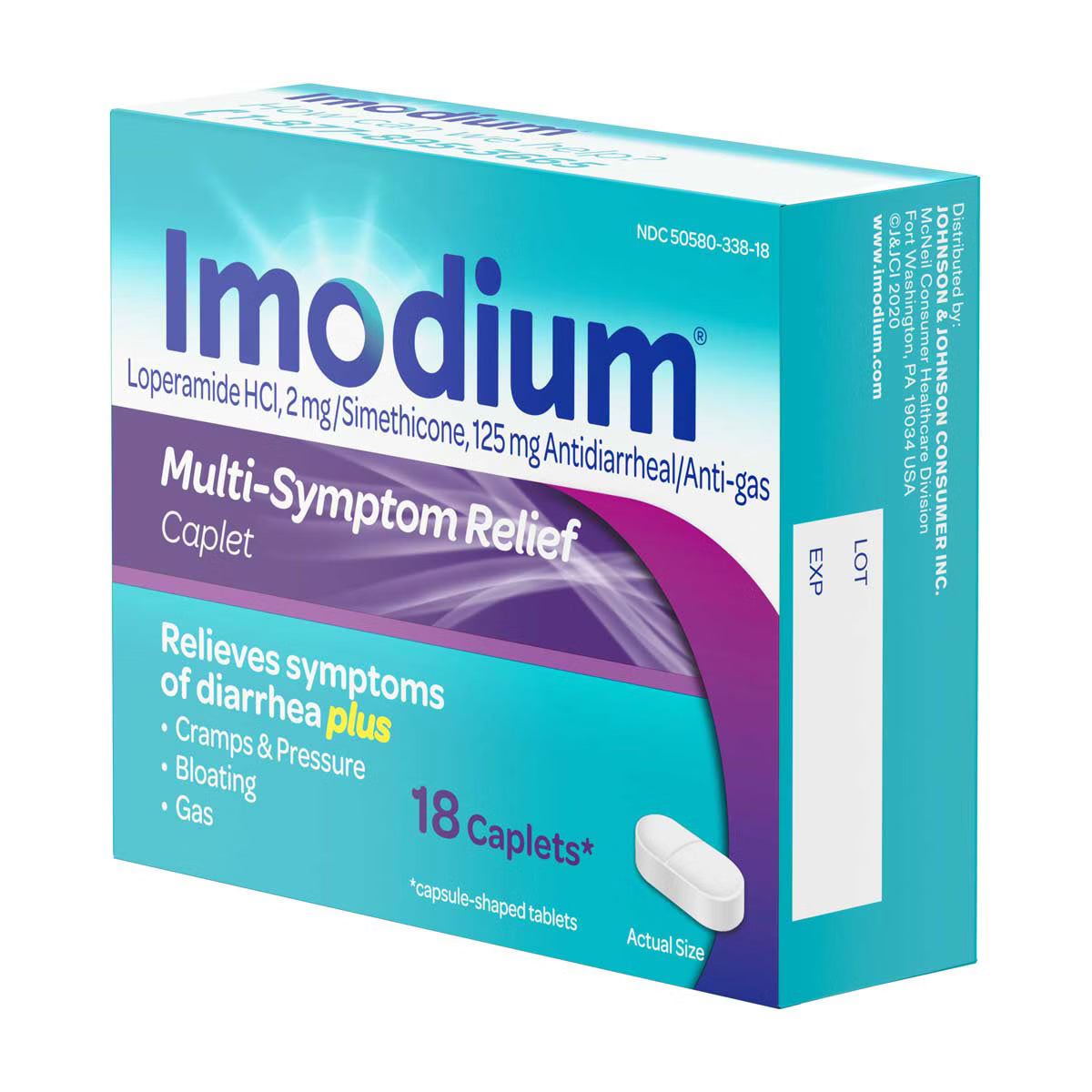Immodium Ad Multi Symptom 18 Caps