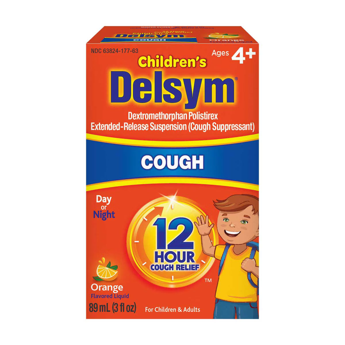 Children Delsym Cough Liq Orange