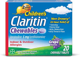 Children's Claritin Chewable Grape 20 Ct
