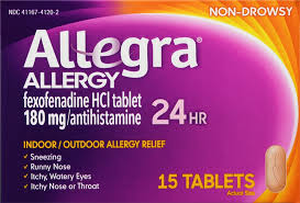 Allegra Allergy 24hr 15 Ct Main image