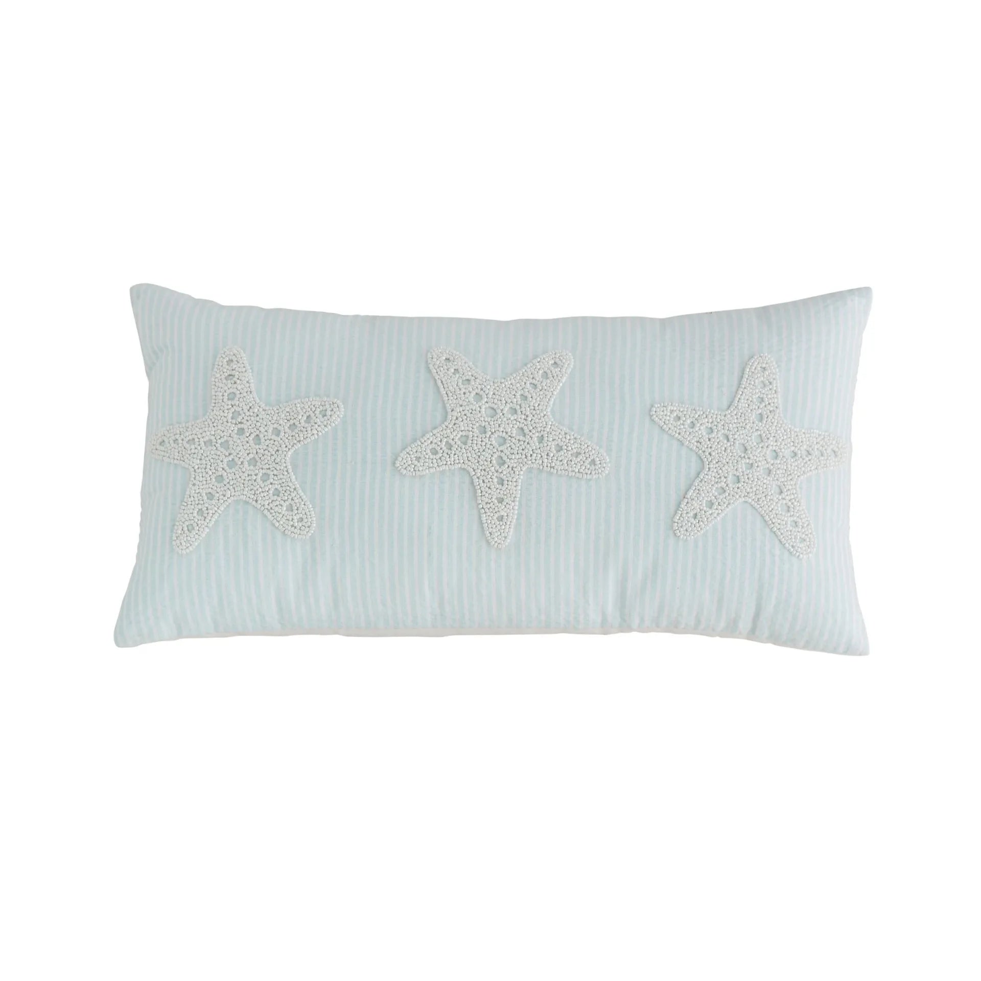 Starfish Sea Beaded Pillow Main image
