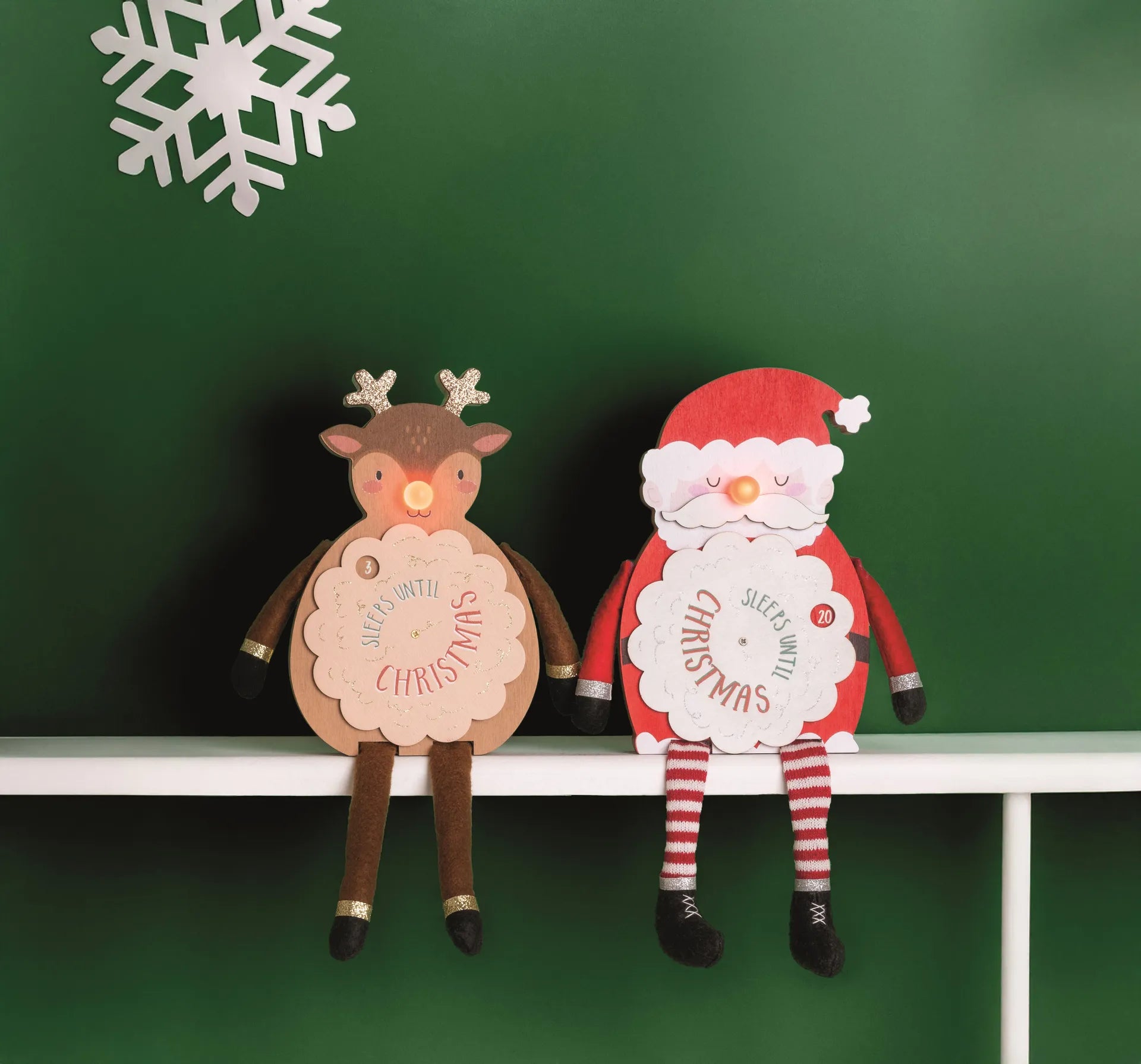 Sleeps Until Christmas Santa Sitter Main image