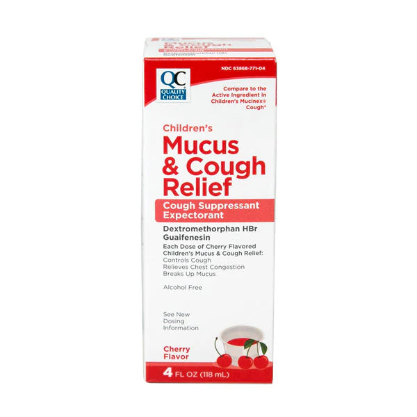 Childrens Mucus And Cough Relief 4oz