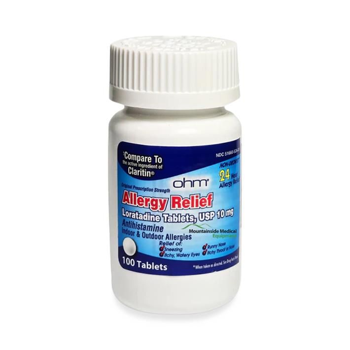 Ohm Allergy Relief Loratadine 10 Mg 100tabs