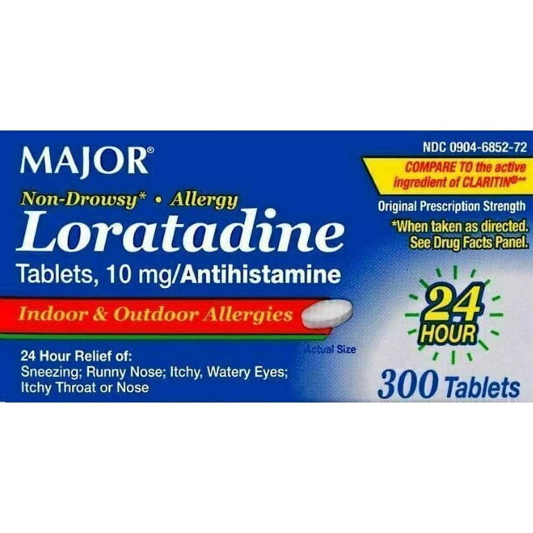 Major Loratadine 10 Mg 300 Ct