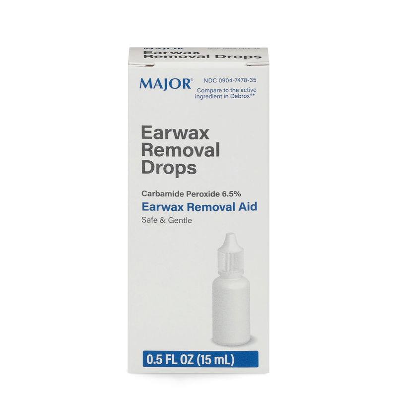 Major Ear Wax Removal Drops .5 Fl Oz